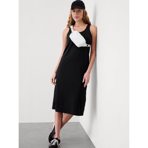 Athleta Essentials Midi Scoop Neck Dress (S Tall) - Picture 1 of 5